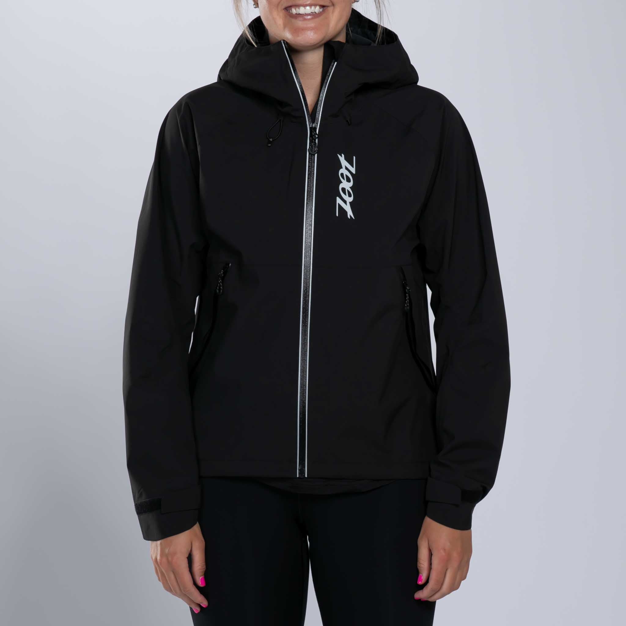 Zoot Sports OUTERWEAR Women's Elite Waterproof Jacket - Black