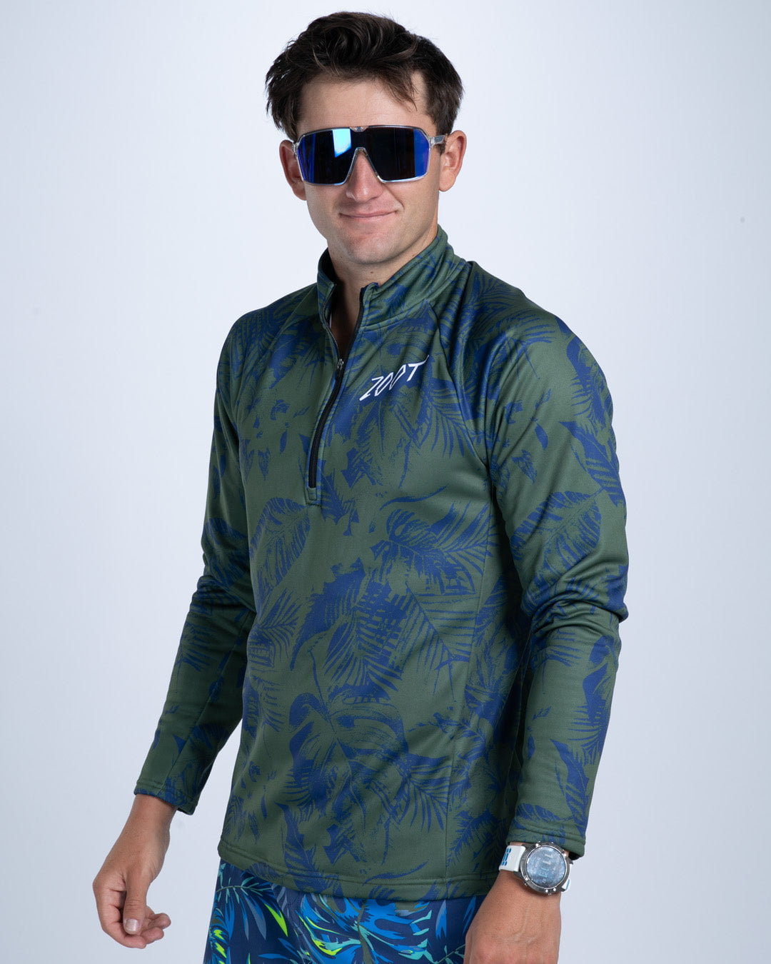 Zoot Sports RUN 1/2 ZIPS Men's Ltd Run Thermo 1/2 Zip - Island Original