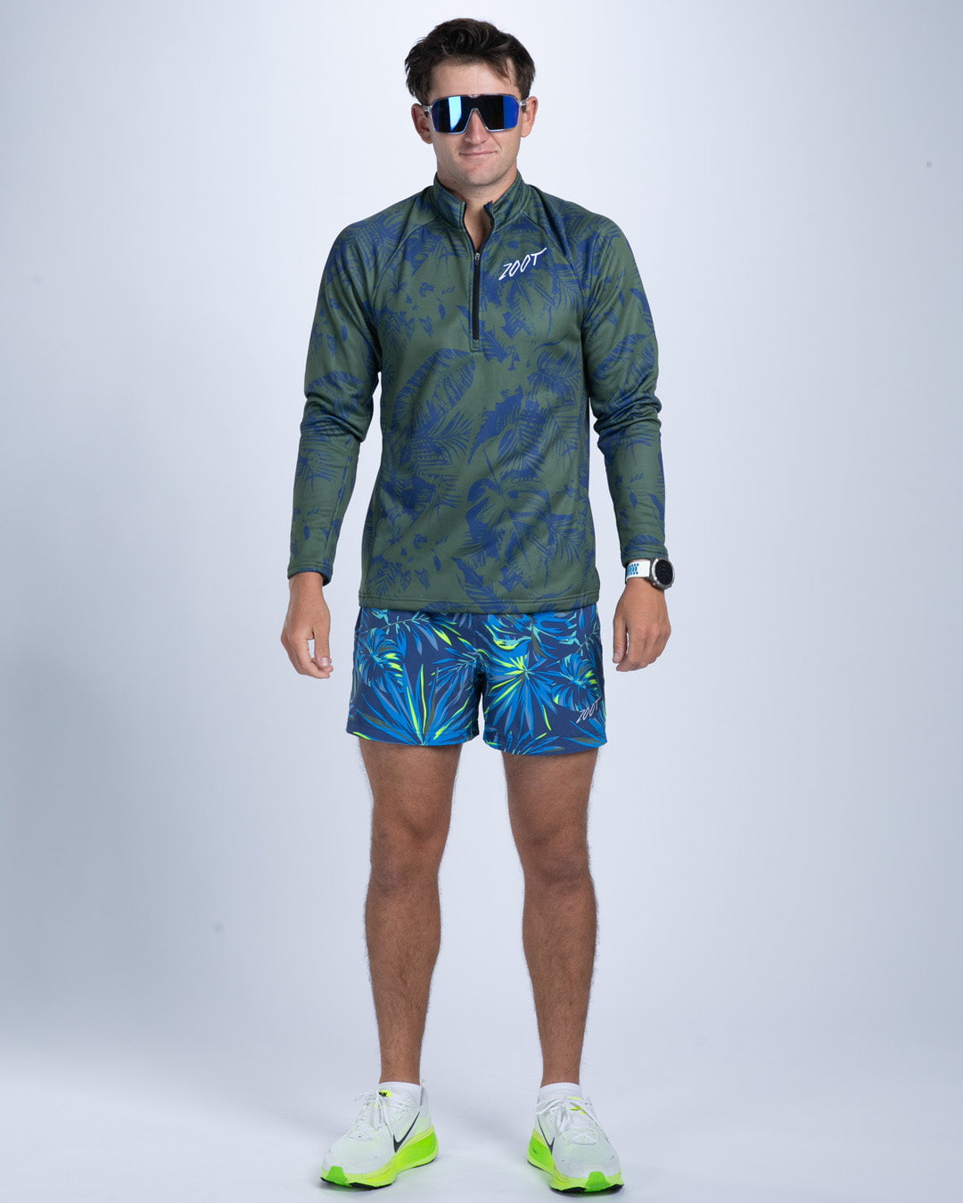 Zoot Sports RUN 1/2 ZIPS Men's Ltd Run Thermo 1/2 Zip - Island Original