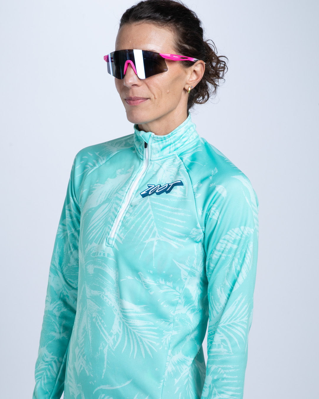 Zoot Sports RUN 1/2 ZIPS Women's Ltd Run Thermo 1/2 Zip - Island Original