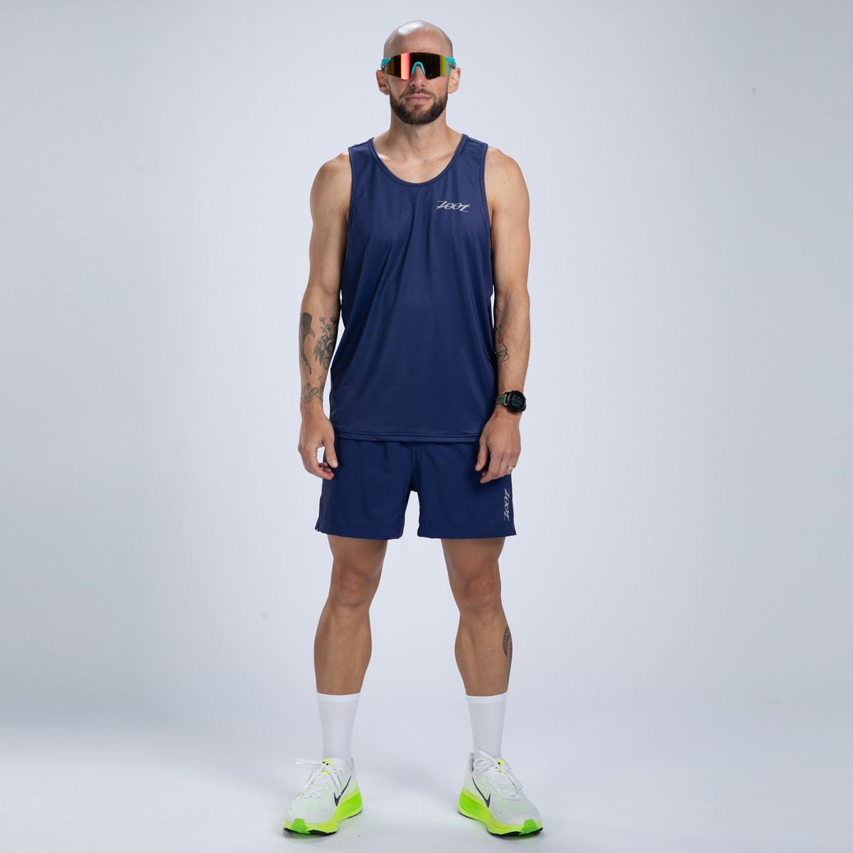 Zoot Sports RUN BOTTOMS Men's Core Run 5" Short - Navy