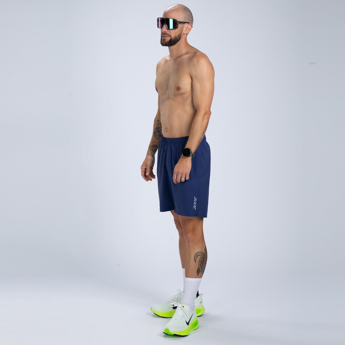 Zoot Sports RUN BOTTOMS Men's Core Run 7" Short - Navy
