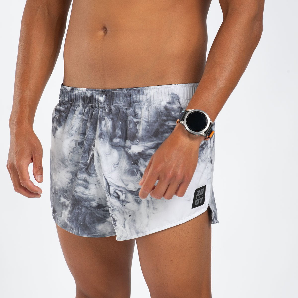 Zoot Sports RUN BOTTOMS Men's Elite Run 2" Short - Vapor White