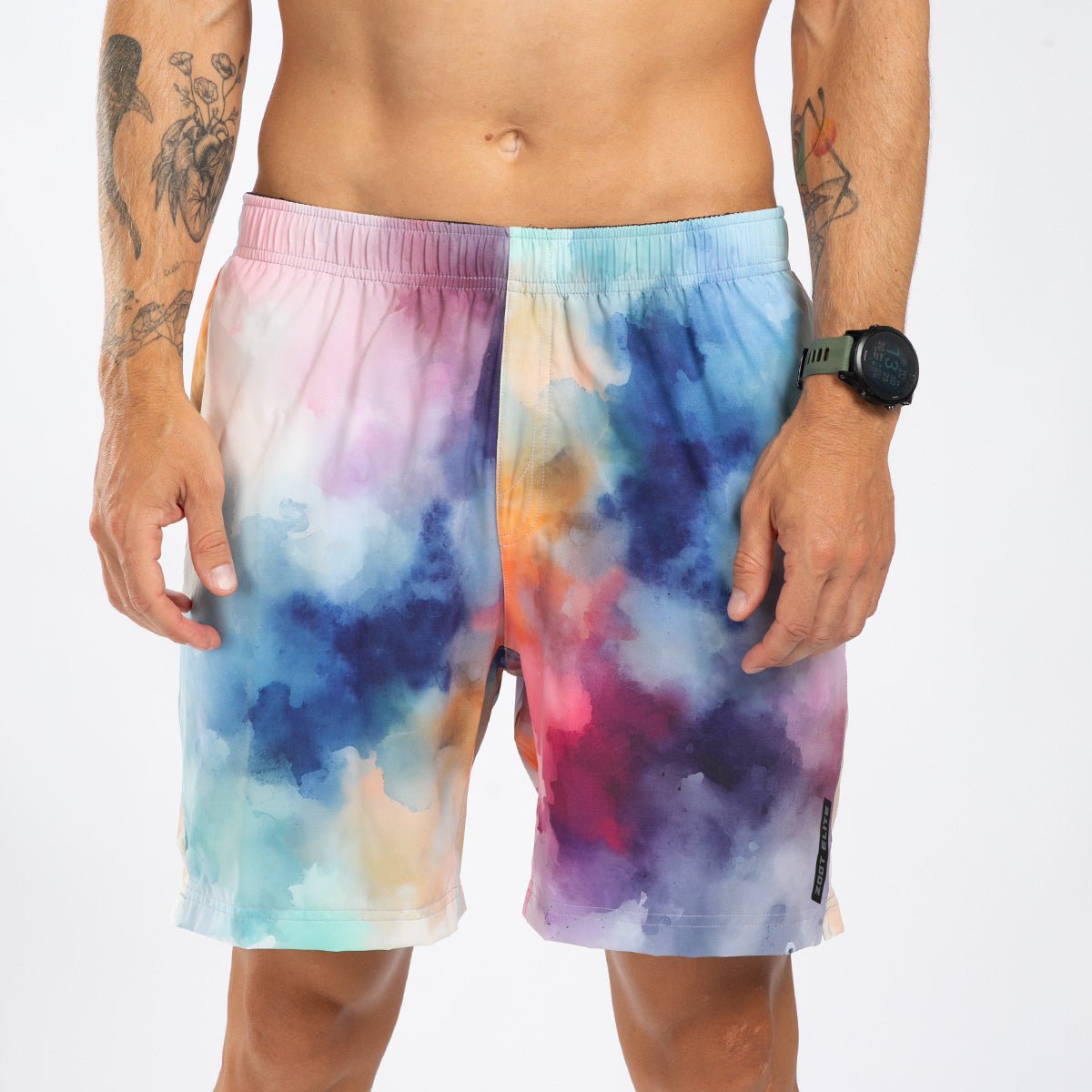 Zoot Sports RUN BOTTOMS Men's Elite Run 7" Short - Chromoflow