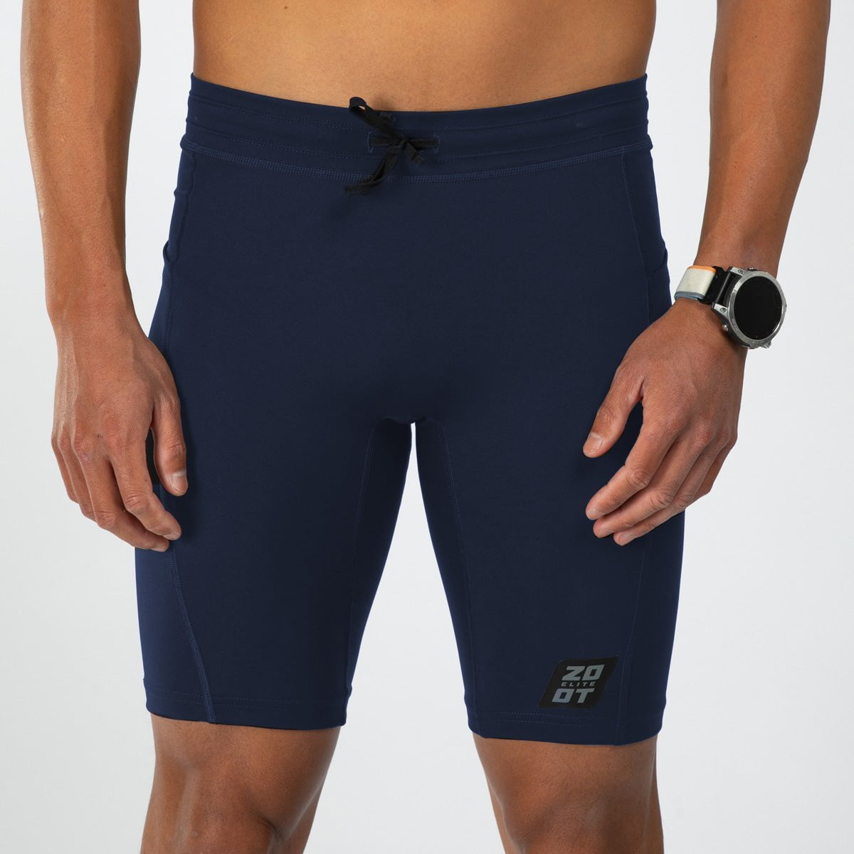 Zoot Sports RUN BOTTOMS Men's Elite Run 9" 1/2 Tight - Deep Navy