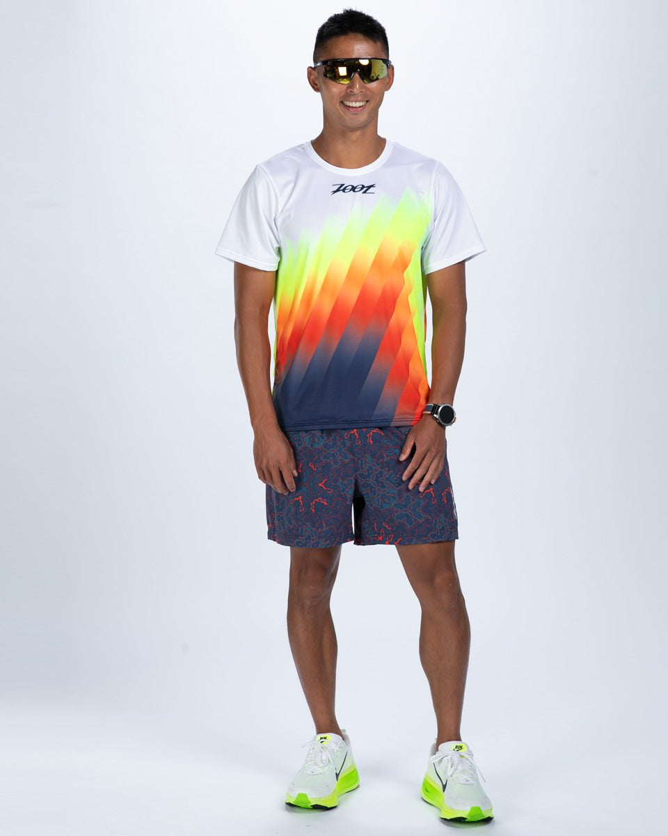 Zoot Sports RUN BOTTOMS Men's Ltd Run 5" Short - Costa Del Sol