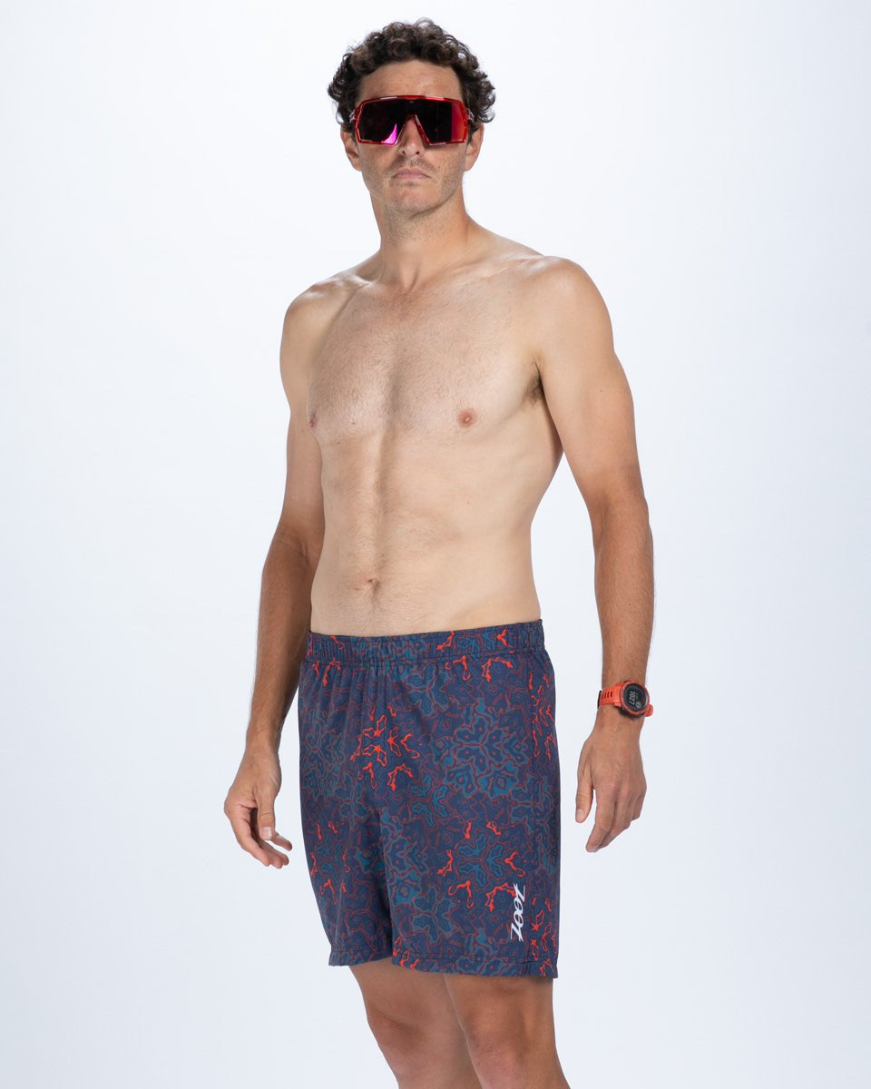 Zoot Sports RUN BOTTOMS Men's Ltd Run 7" Short - Costa Del Sol