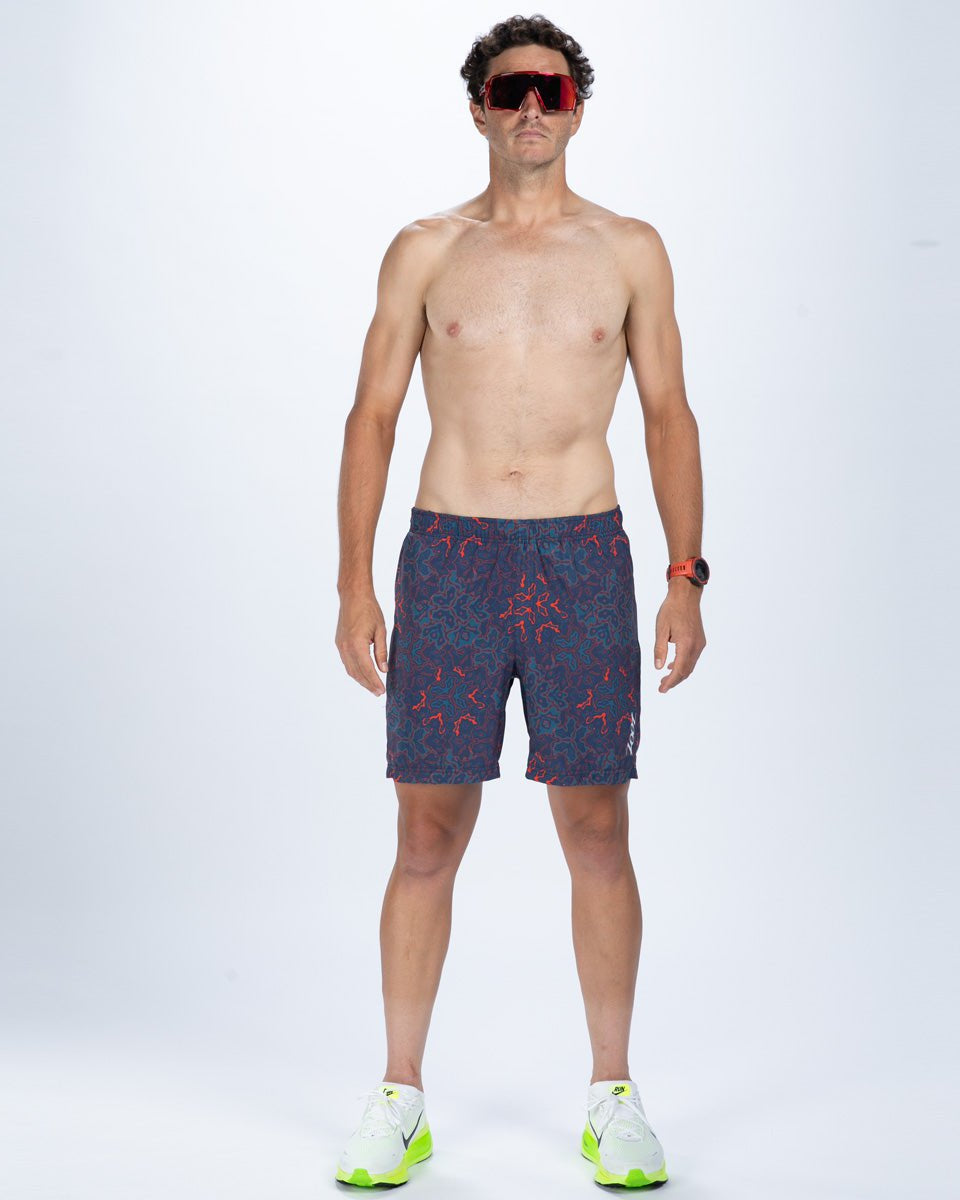 Zoot Sports RUN BOTTOMS Men's Ltd Run 7" Short - Costa Del Sol