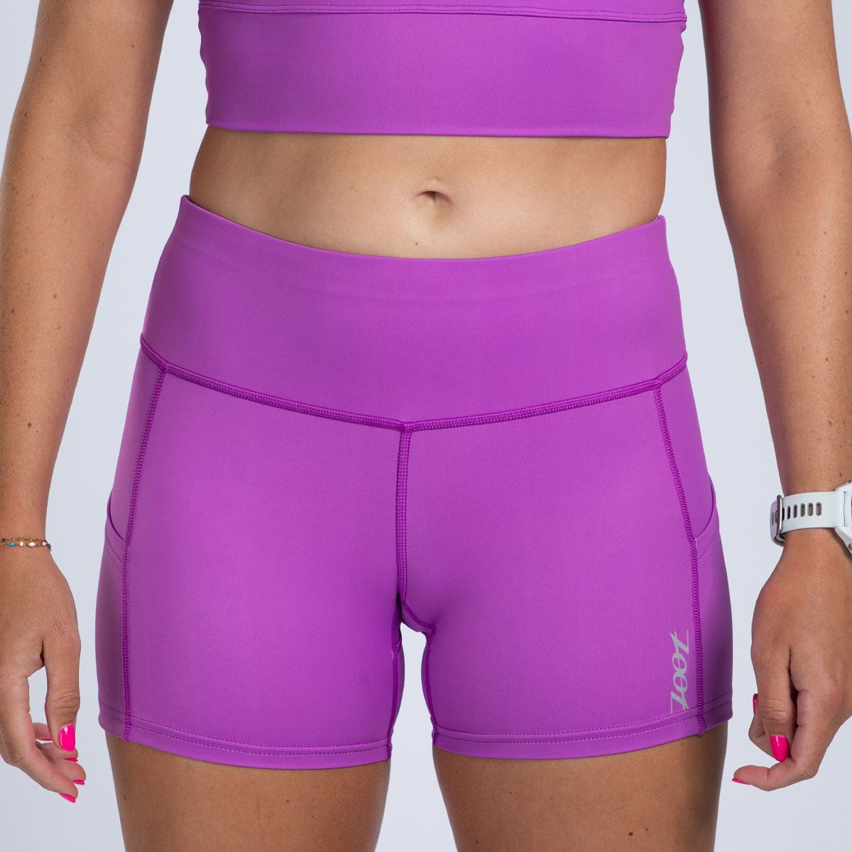 Zoot Sports RUN BOTTOMS Women's Core Run Pulse 4" Short - Deep Purple