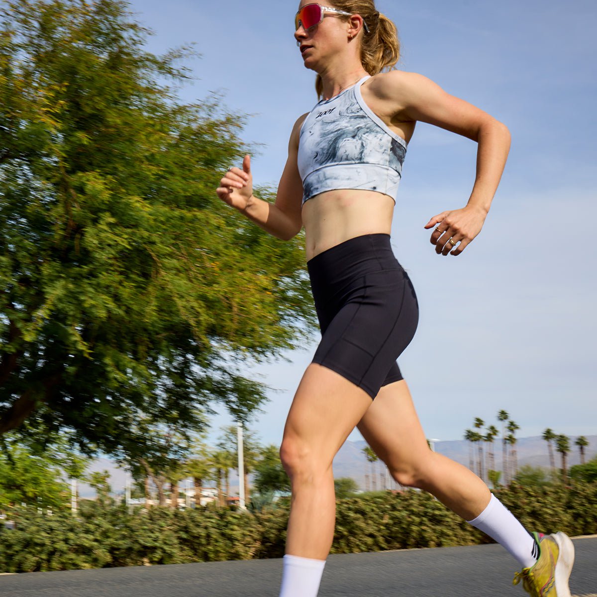 Zoot Sports RUN BOTTOMS Women's Elite Run 8" Short - Black