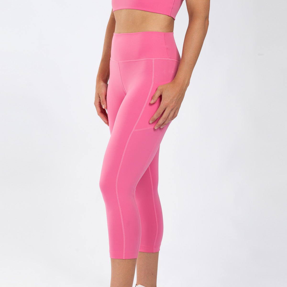 Zoot Sports RUN BOTTOMS Women's Elite Run High Rise Capri - Rose