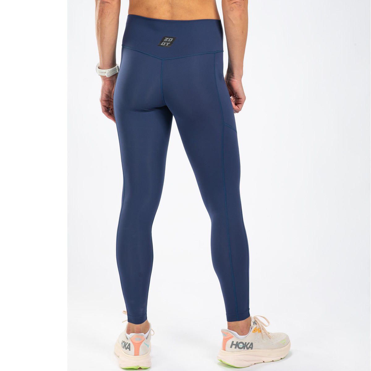 Zoot Sports RUN BOTTOMS Women's Elite Run High Rise Tight - Deep Navy