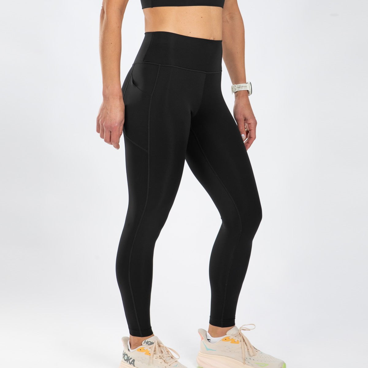 Zoot Sports RUN BOTTOMS Women's Elite Run High Rise Tight - Jet Black