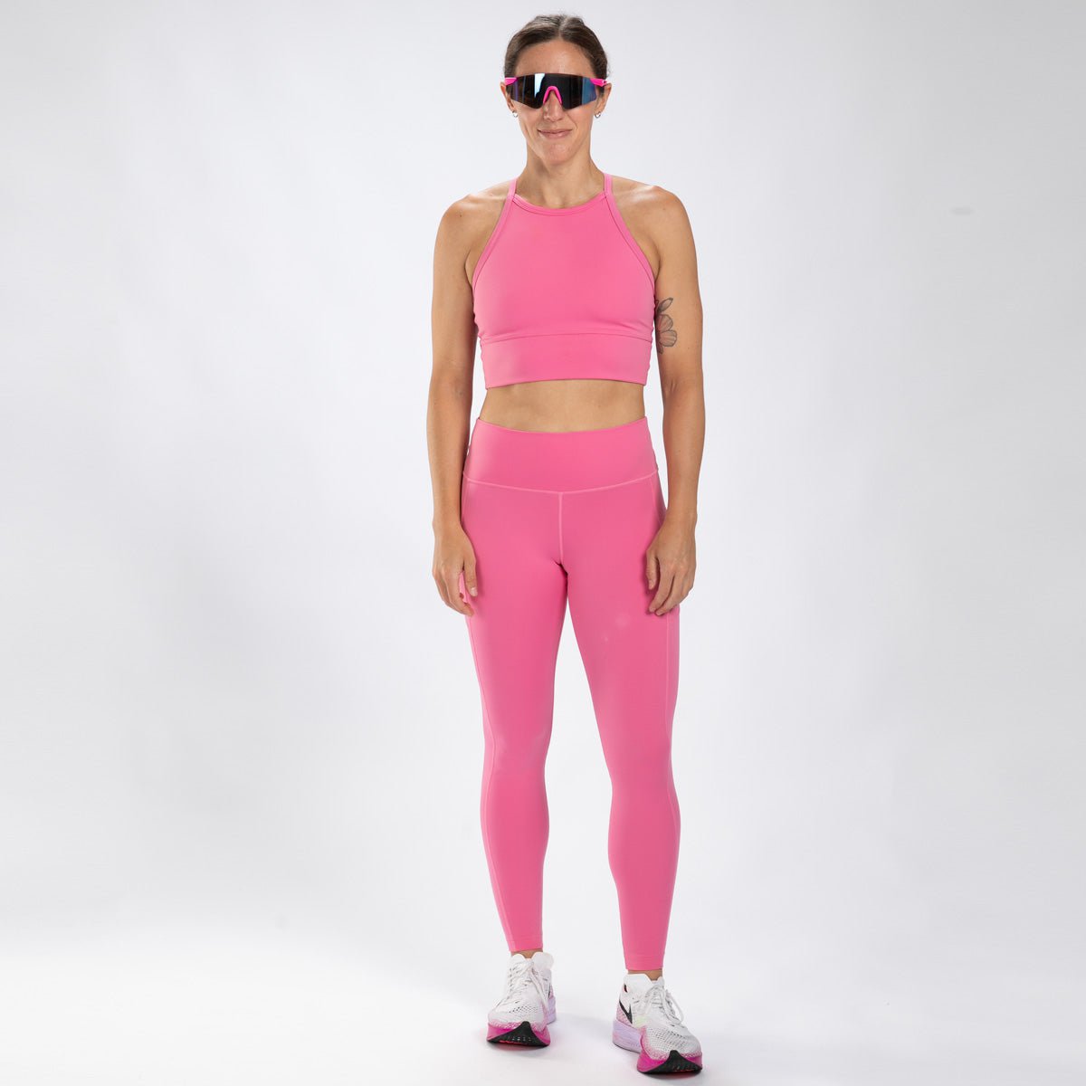 Zoot Sports RUN BOTTOMS Women's Elite Run High Rise Tight - Rose
