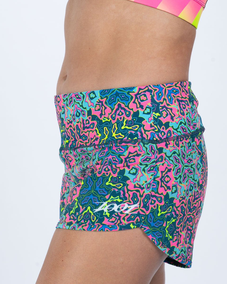 Zoot Sports RUN BOTTOMS Women's Ltd Run 3" Short - Costa Del Sol