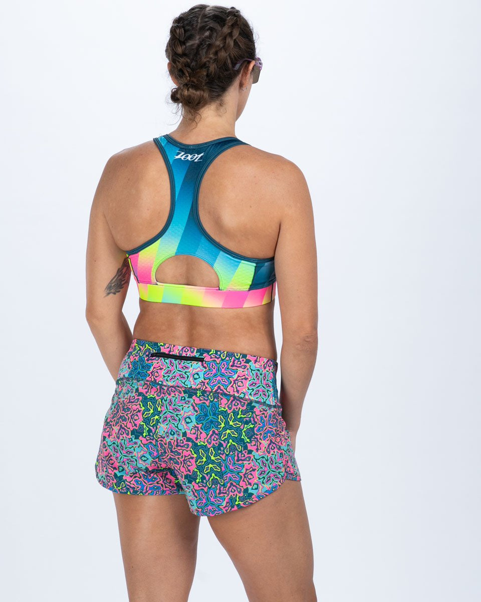 Zoot Sports RUN BOTTOMS Women's Ltd Run 3" Short - Costa Del Sol
