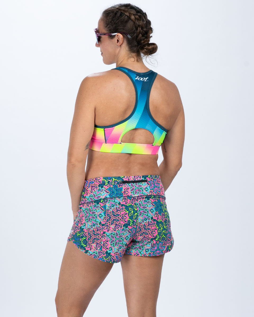 Zoot Sports RUN BOTTOMS Women's Ltd Run 3" Short - Costa Del Sol