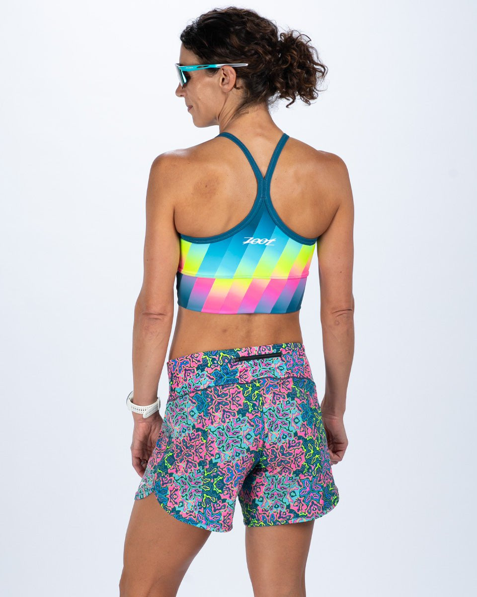 Zoot Sports RUN BOTTOMS Women's Ltd Run 6" Short - Costa Del Sol
