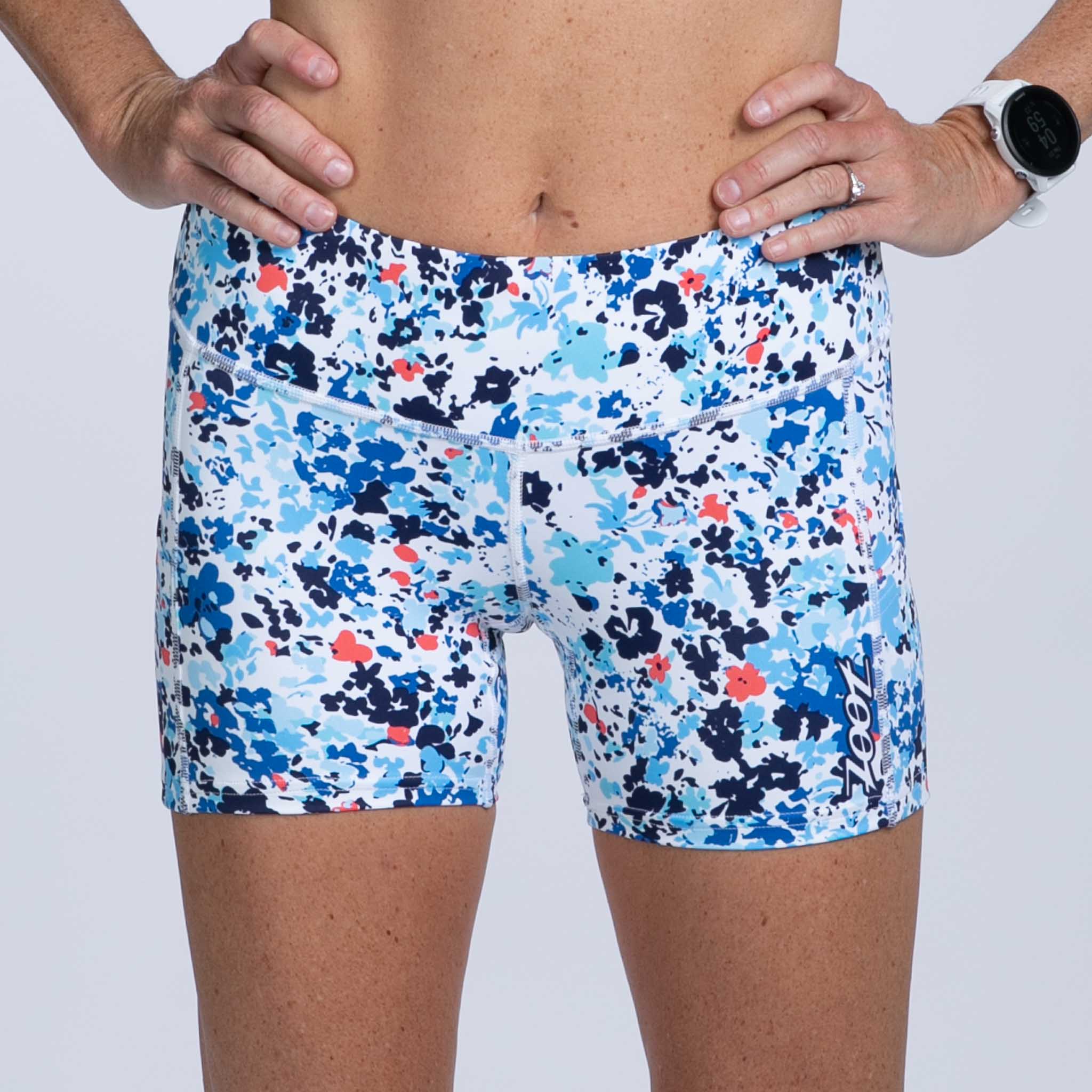 Zoot Sports RUN BOTTOMS Women's Ltd Run Pulse Short - Cote d'Azur