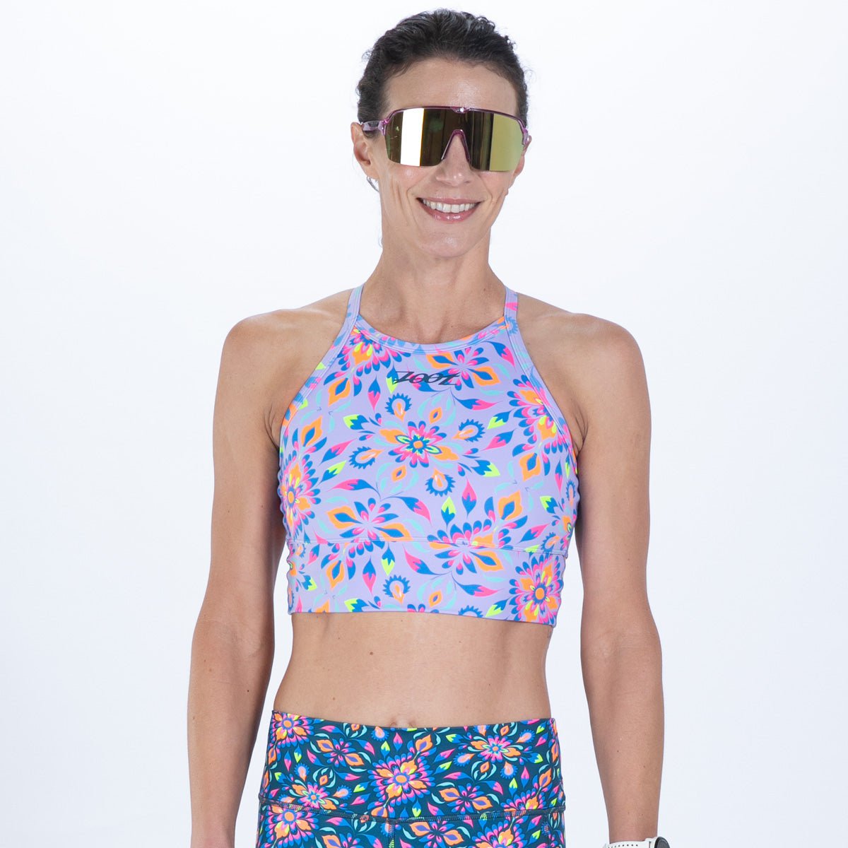 Zoot Sports RUN CROP Women's Ltd Run Crop - Kaleidoscope