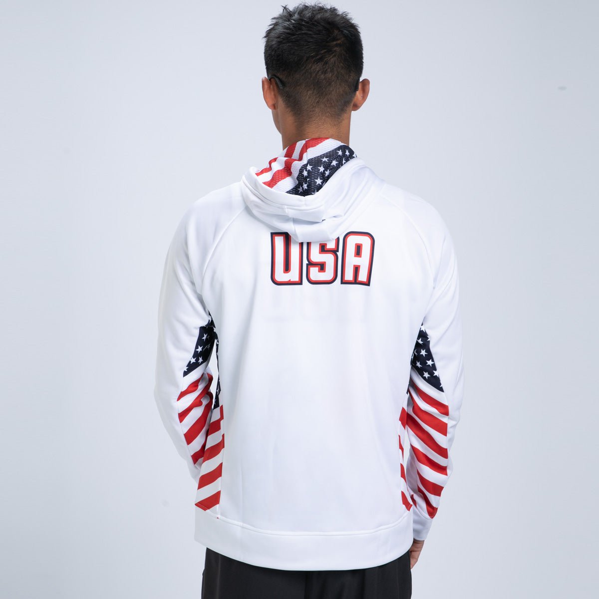 Zoot Sports RUN HOODIE Men's Ltd Run Thermal Hoodie - USA Flag