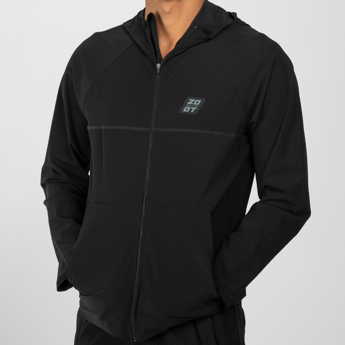 Zoot Sports RUN OUTERWEAR Men's Elite Run Track Jacket - Black