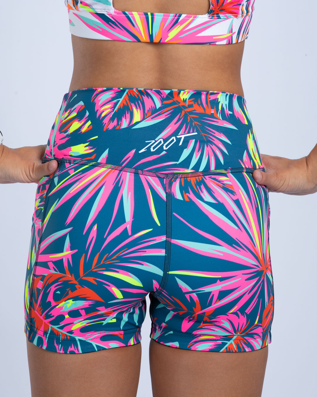 Zoot Sports RUN SHORTS 4" INSEAM Women's Ltd Run 4" Pulse High-Rise Short - Island Original