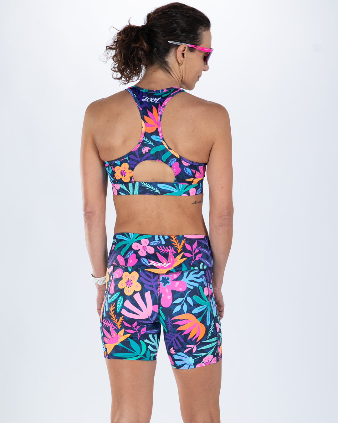 Zoot Sports RUN SHORTS 6" INSEAM Women's Ltd Run 6" Pulse High-Rise Short - Florescence