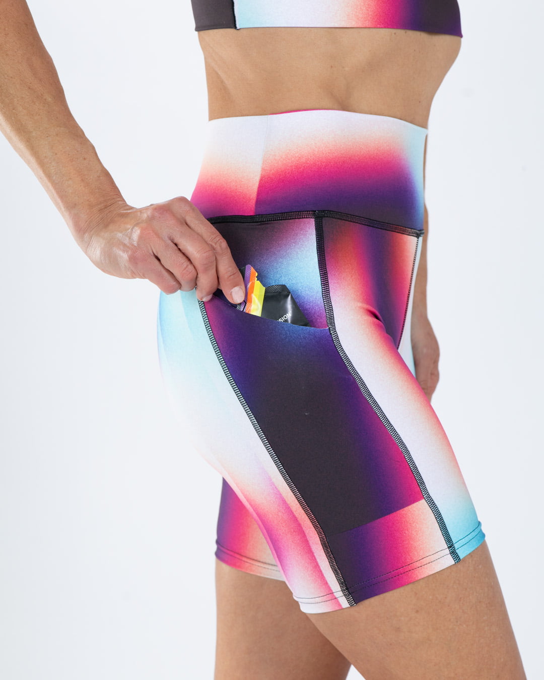 Zoot Sports RUN SHORTS 8" INSEAM Women's Elite Run 8" High Rise Short - Sonic Shift