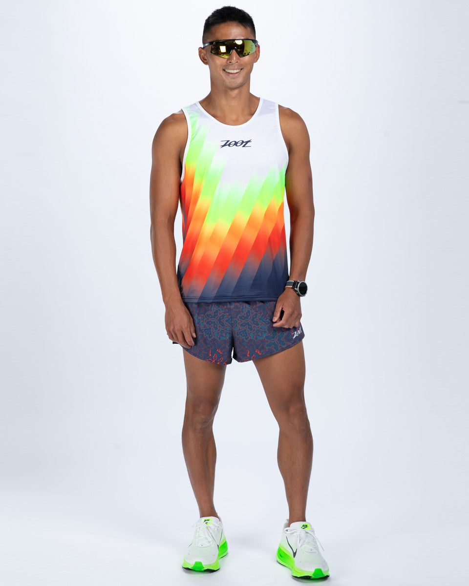 Zoot Sports RUN SINGLET Men's Ltd Run Singlet - Costa Del Sol