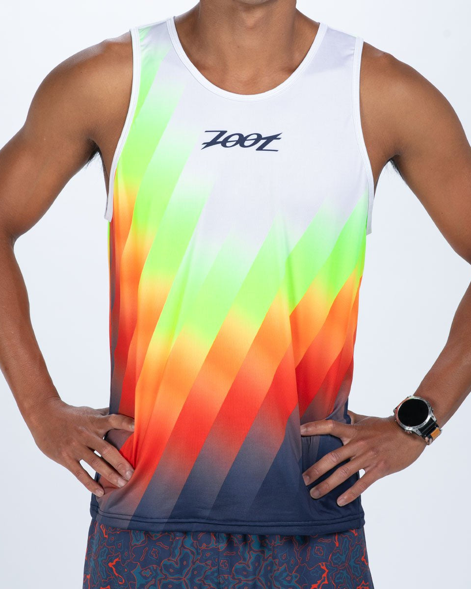 Zoot Sports RUN SINGLET Men's Ltd Run Singlet - Costa Del Sol