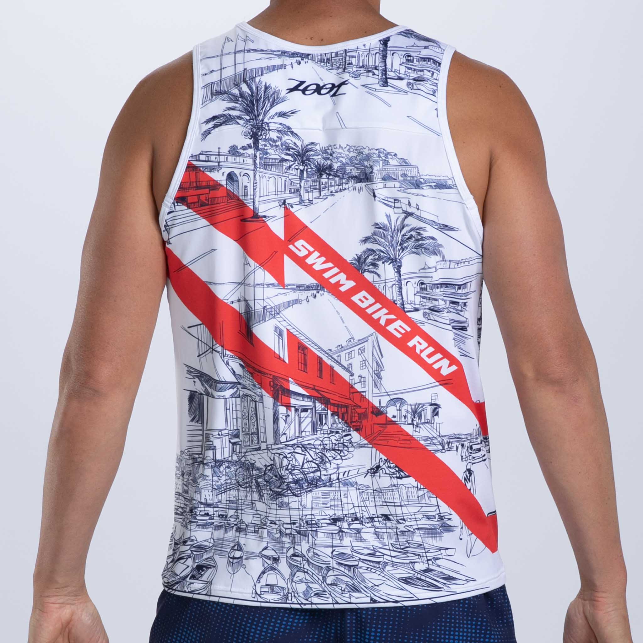 Zoot Sports RUN SINGLET Men's Ltd Run Singlet - Cote d'Azur