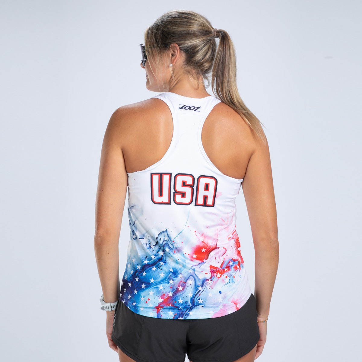 Zoot Sports RUN SINGLET Women's Ltd Run Singlet - USA Magic
