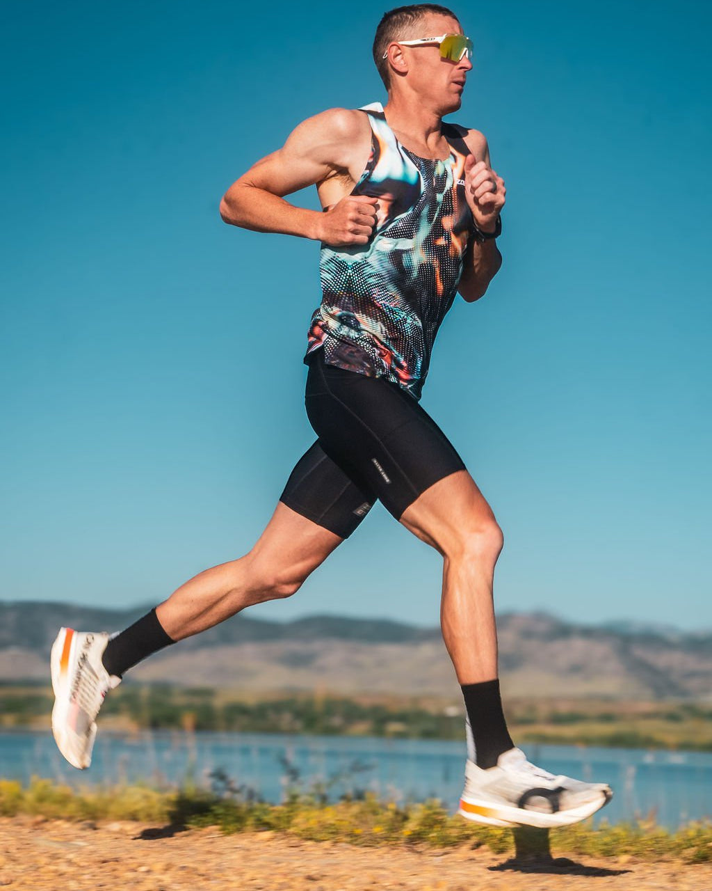 Zoot Sports RUN SINGLETS Men's Ultra P1x Run Singlet - Afterburn