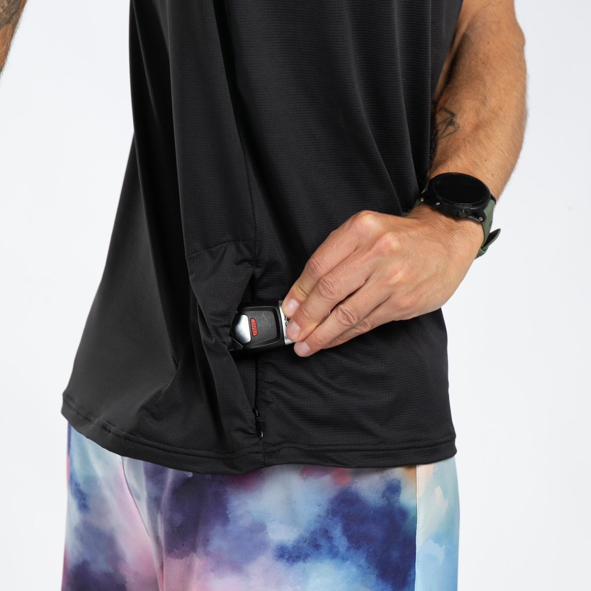 Zoot Sports RUN TEE Men's Elite Run Tee - Jet Black