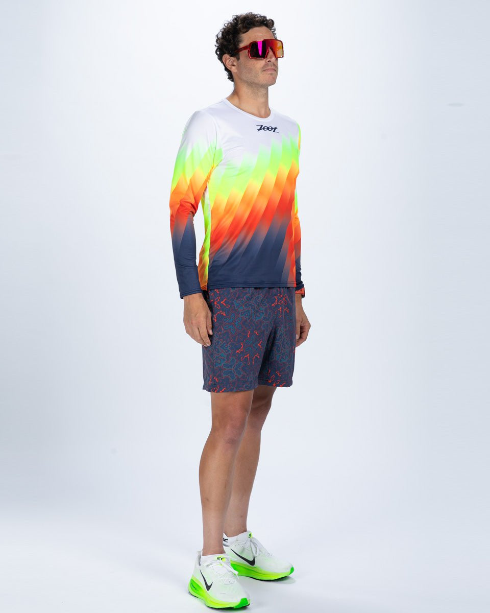 Zoot Sports RUN TEE Men's Ltd Run Ls Tee - Costa Del Sol