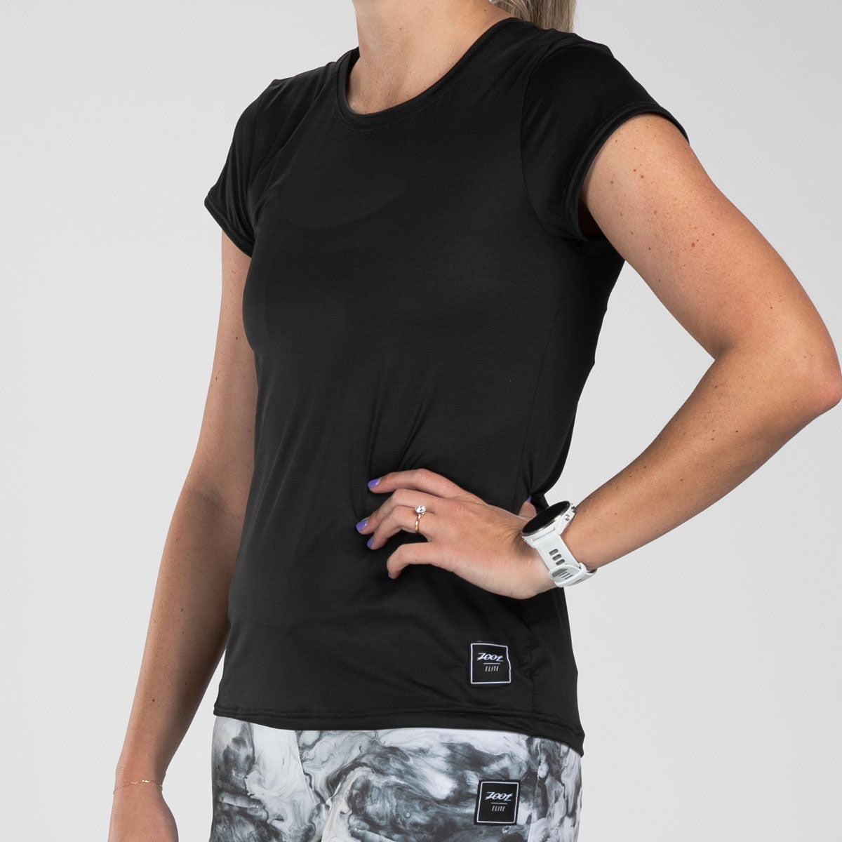 Zoot Sports RUN TEE Women's Elite Run Tee - Black