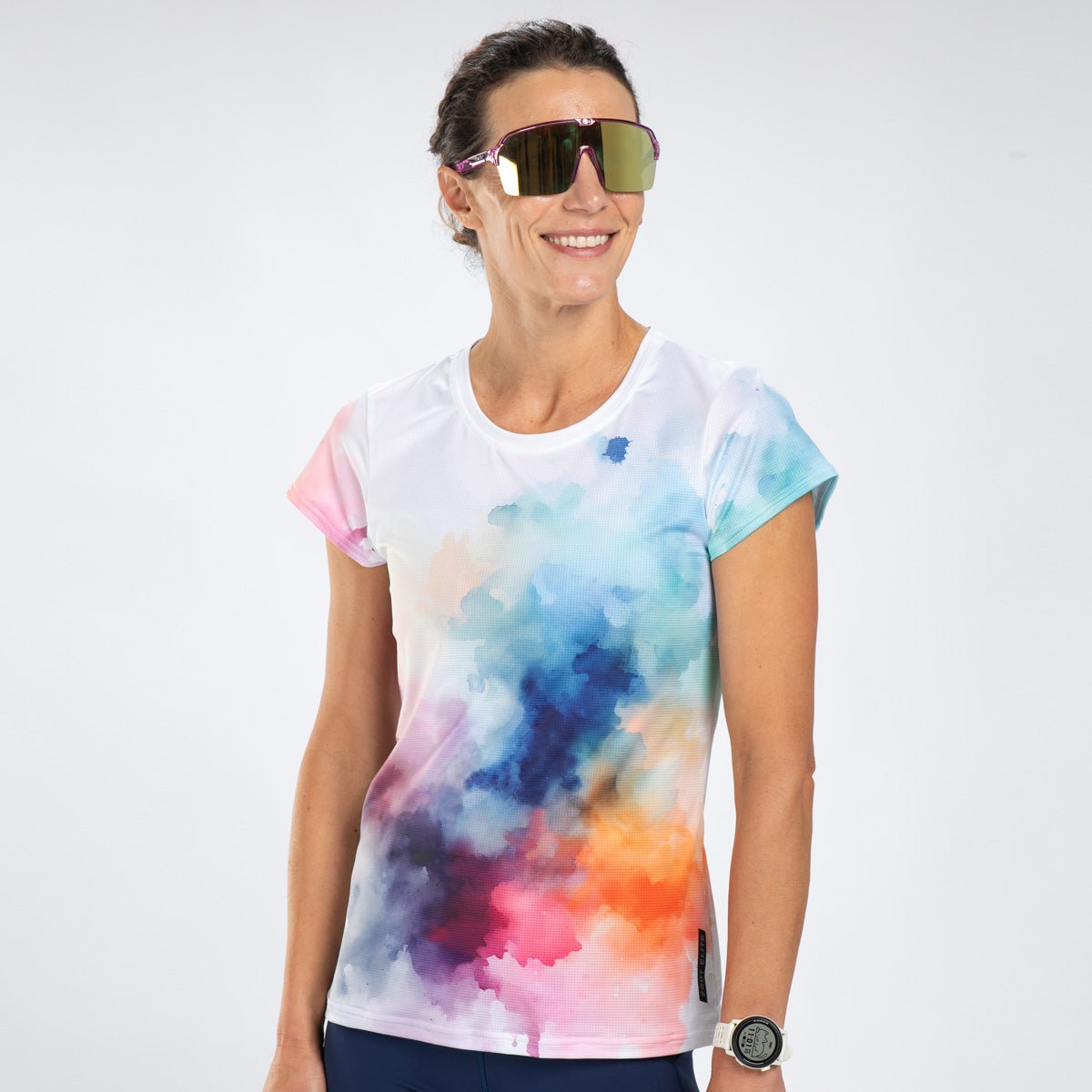 Zoot Sports RUN TEE Women's Elite Run Tee - Chromoflow