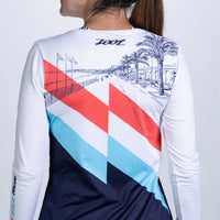 Zoot Sports RUN TEE Women's Ltd Run Ls Tee - Cote d'Azur