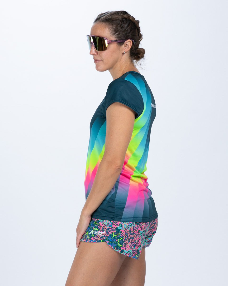 Zoot Sports RUN TEE Women's Ltd Run Tee - Costa Del Sol