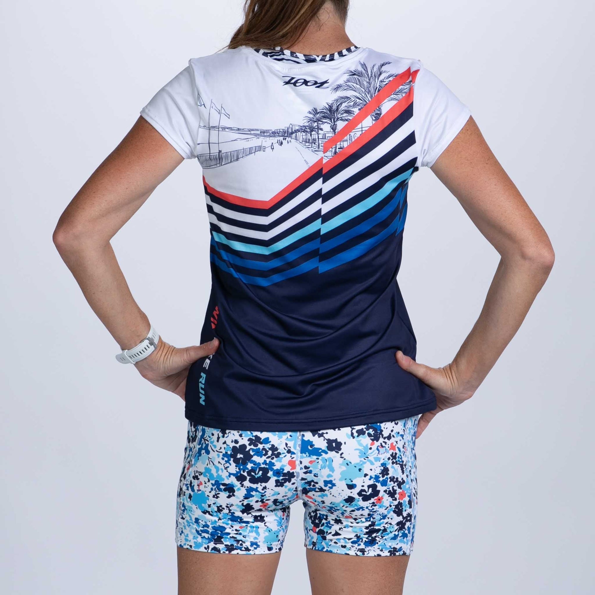 Zoot Sports RUN TEE Women's Ltd Run Tee - Cote d'Azur