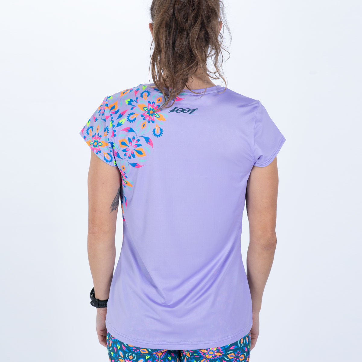 Zoot Sports RUN TEE Women's Ltd Run Tee - Kaleidoscope
