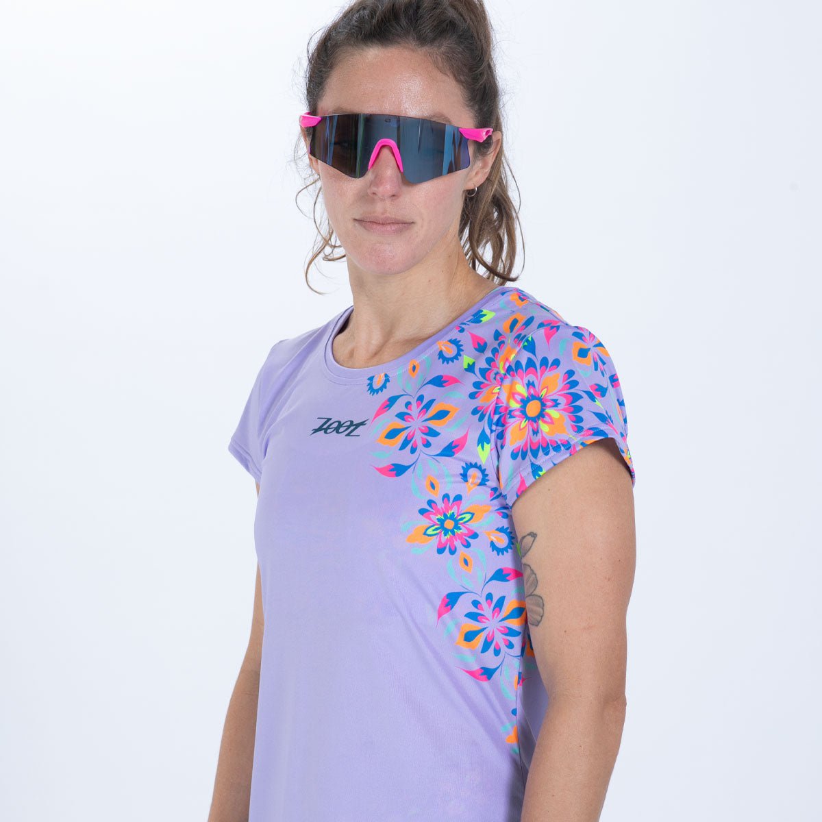 Zoot Sports RUN TEE Women's Ltd Run Tee - Kaleidoscope