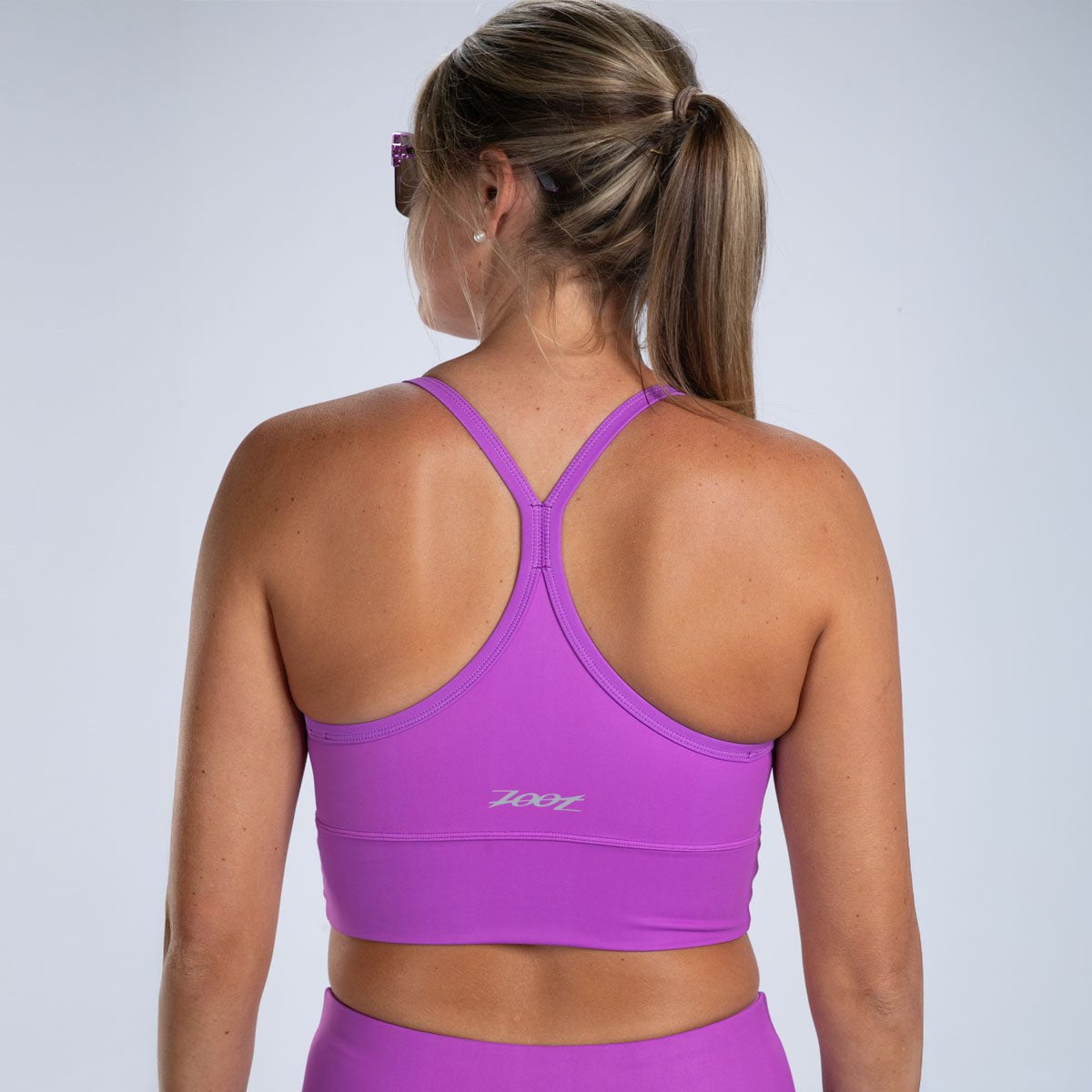 Zoot Sports RUN TOPS Women's Core Run Crop - Deep Purple