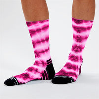 Zoot Sports SOCKS Unisex 6" Sock - Pink Tie Dye