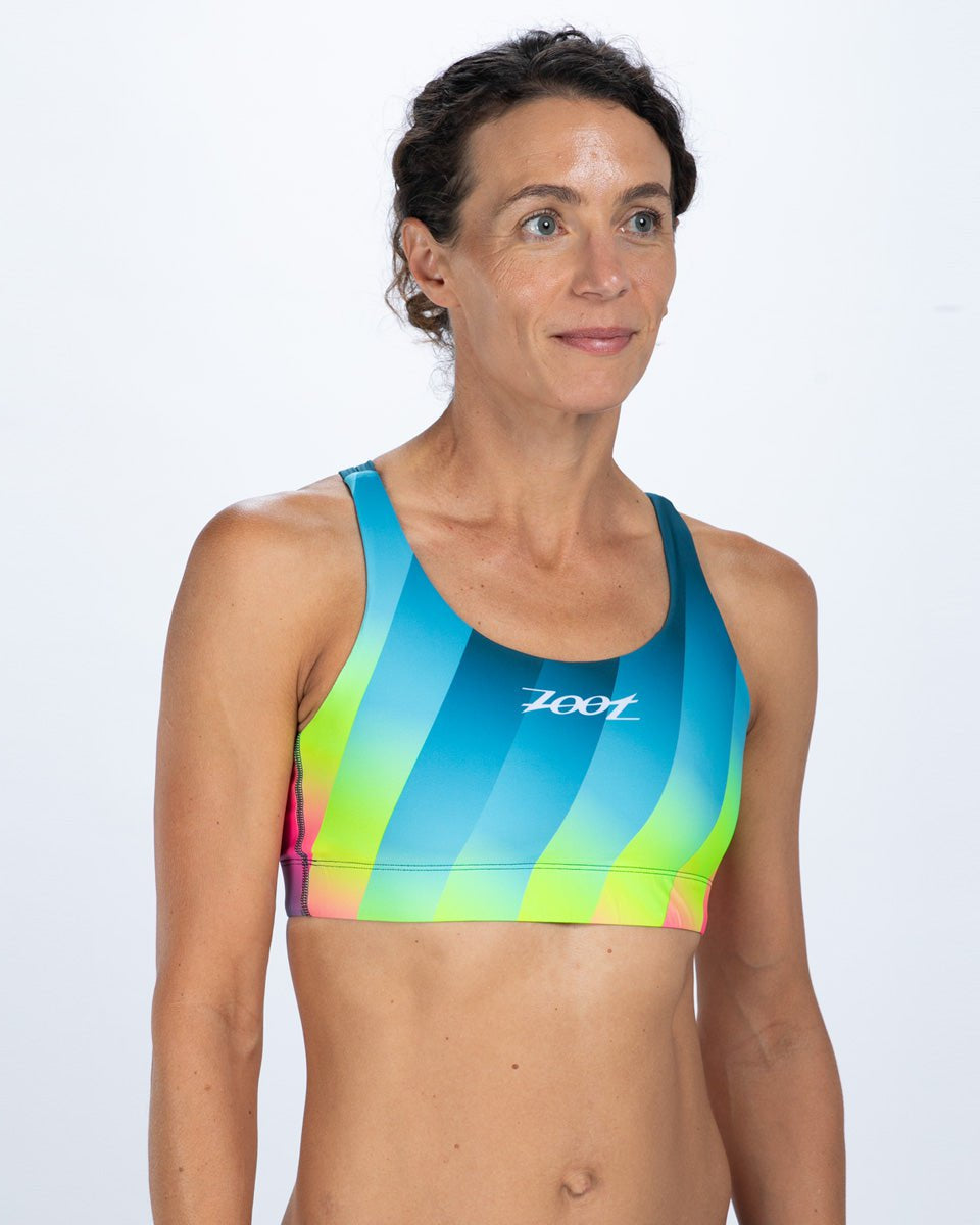 Zoot Sports SWIM Women's Ltd Swim Crossback Bikini Top - Costa Del Sol