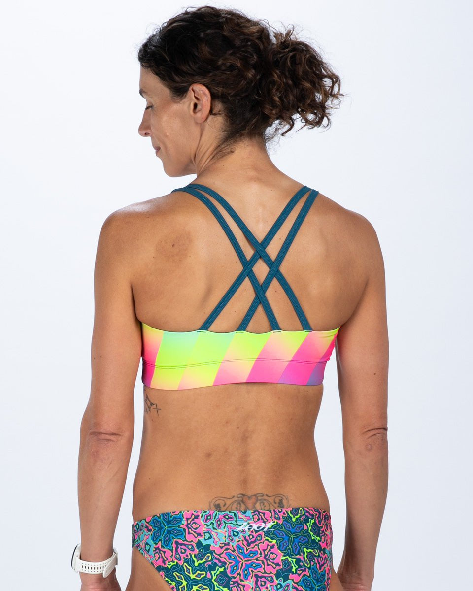 Zoot Sports SWIM Women's Ltd Swim Crossback Bikini Top - Costa Del Sol