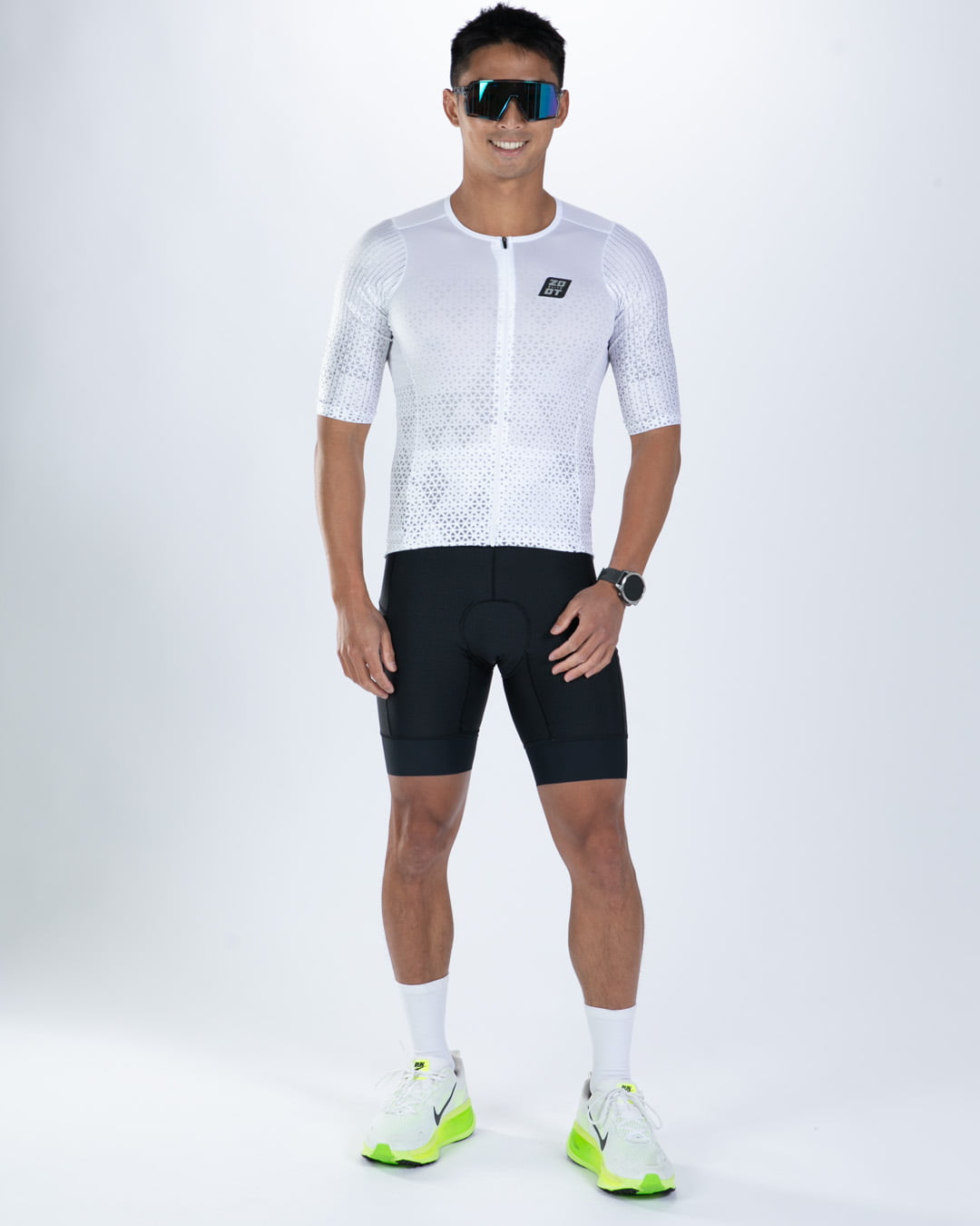 Zoot Sports TRI AERO JERSEYS Men's Elite P1 Tri Aero Jersey - Sonic White