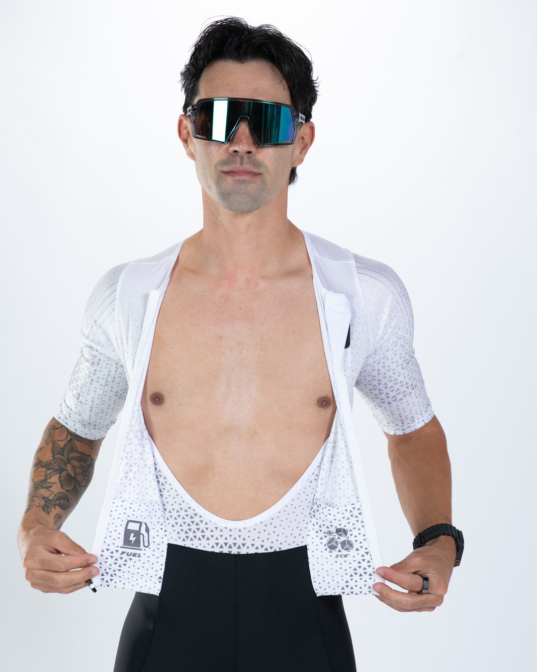 Zoot Sports TRI AERO RACESUITS Men's Elite P1 Tri Aero Fz Racesuit - Sonic White