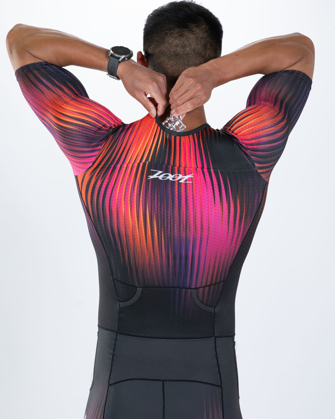Zoot Sports TRI AERO RACESUITS Men's Ltd Tri Aero Fz Racesuit - Afterglow